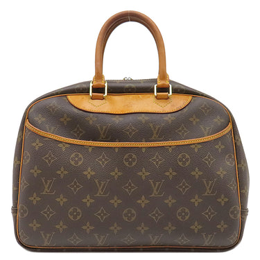 ルイヴィトン LOUIS VUITTON ドーヴィル M47270 モノグラム モノグラムキャンバス ハンドバッグ ゴールド金具 茶 ボーリングヴァニティ 鍵・パドロック欠品