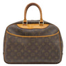 ルイヴィトン LOUIS VUITTON ドーヴィル M47270 モノグラム モノグラムキャンバス ハンドバッグ ゴールド金具 茶 ボーリングヴァニティ 鍵・パドロック欠品