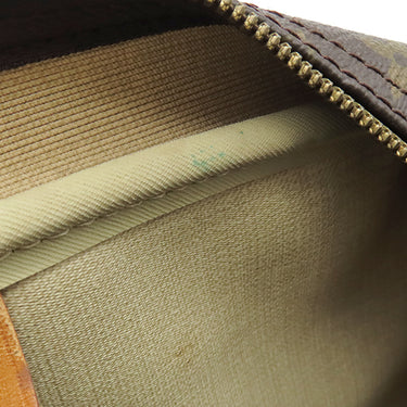 ルイヴィトン LOUIS VUITTON ドーヴィル M47270 モノグラム モノグラムキャンバス ハンドバッグ ゴールド金具 茶 ボーリングヴァニティ 鍵・パドロック欠品