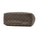 ルイヴィトン LOUIS VUITTON ドーヴィル M47270 モノグラム モノグラムキャンバス ハンドバッグ ゴールド金具 茶 ボーリングヴァニティ 鍵・パドロック欠品