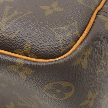 ルイヴィトン LOUIS VUITTON ドーヴィル M47270 モノグラム モノグラムキャンバス ハンドバッグ ゴールド金具 茶 ボーリングヴァニティ 鍵・パドロック欠品