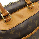 ルイヴィトン LOUIS VUITTON ドーヴィル M47270 モノグラム モノグラムキャンバス ハンドバッグ ゴールド金具 茶 ボーリングヴァニティ 鍵・パドロック欠品