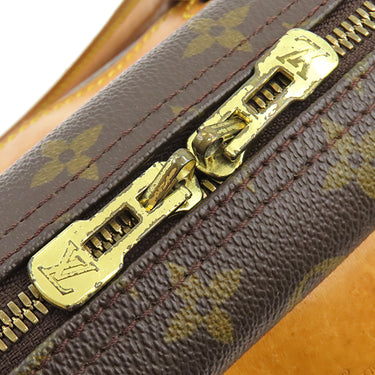 ルイヴィトン LOUIS VUITTON ドーヴィル M47270 モノグラム モノグラムキャンバス ハンドバッグ ゴールド金具 茶 ボーリングヴァニティ 鍵・パドロック欠品
