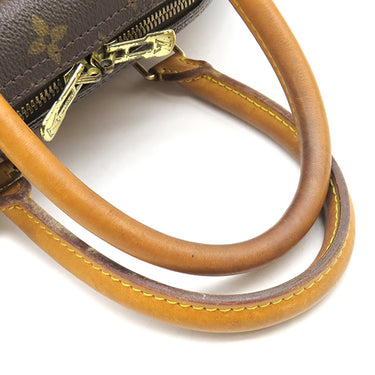 ルイヴィトン LOUIS VUITTON ドーヴィル M47270 モノグラム モノグラムキャンバス ハンドバッグ ゴールド金具 茶 ボーリングヴァニティ 鍵・パドロック欠品