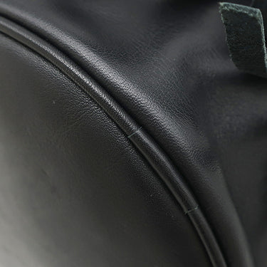 ジェイアンドエム デヴィッドソン J&M DAVIDSON カーニバル ブラック レザー ショルダーバッグ ゴールド金具 フリンジ パンチング ブローキング 巾着 ショルダー