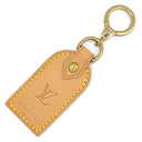 ルイヴィトン LOUIS VUITTON ポルトクレ カドゥ タグ M62700 キャメル ヌメ革 キーホルダー ゴールド金具 顧客限定ノベルティー