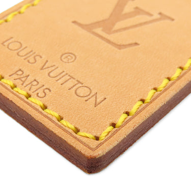 ルイヴィトン LOUIS VUITTON ポルトクレ カドゥ タグ M62700 キャメル ヌメ革 キーホルダー ゴールド金具 顧客限定ノベルティー