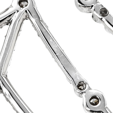 ブルガリ BVLGARI 蜘蛛の巣モチーフ ダイヤ ホワイトゴールド K18WG ダイヤモンド ブローチ スパイダーウェブ 18K WG 750 18金