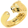 カルティエ Cartier パンテール ドゥ カルティエ MM B4085900 イエローゴールド K18YG オニキス ツァボライト #56(JP16) リング 指輪 750YG オニキス ツァボライト 15.5号