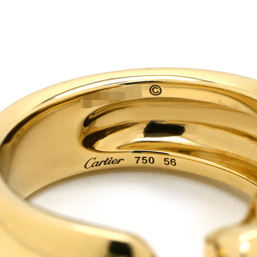 カルティエ Cartier パンテール ドゥ カルティエ MM B4085900 イエローゴールド K18YG オニキス ツァボライト #56(JP16) リング 指輪 750YG オニキス ツァボライト 15.5号
