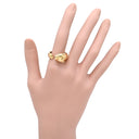 カルティエ Cartier パンテール ドゥ カルティエ MM B4085900 イエローゴールド K18YG オニキス ツァボライト #56(JP16) リング 指輪 750YG オニキス ツァボライト 15.5号