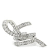 ヴァンクリーフアーペル Van Cleef & Arpels リボンモチーフ パヴェダイヤ ホワイトゴールド K18WG ダイヤモンド リング 指輪 18K 750 WG 立体デザイン 結び目 8.5号