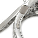 ヴァンクリーフアーペル Van Cleef & Arpels リボンモチーフ パヴェダイヤ ホワイトゴールド K18WG ダイヤモンド リング 指輪 18K 750 WG 立体デザイン 結び目 8.5号