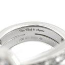ヴァンクリーフアーペル Van Cleef & Arpels リボンモチーフ パヴェダイヤ ホワイトゴールド K18WG ダイヤモンド リング 指輪 18K 750 WG 立体デザイン 結び目 8.5号
