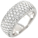 カルティエ Cartier パヴェダイヤ ホワイトゴールド K18WG ダイヤモンド #50(JP10) リング 指輪 750 18K 18金 10号