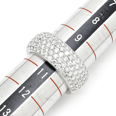 カルティエ Cartier パヴェダイヤ ホワイトゴールド K18WG ダイヤモンド #50(JP10) リング 指輪 750 18K 18金 10号