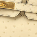 エルメス HERMES バーキン30 パーシュマン オーストリッチ ハンドバッグ ゴールド金具