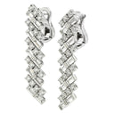 カルティエ Cartier リフレクション ドゥ カルティエ ダイヤ ホワイトゴールド K18WG ダイヤモンド ピアス 750 18K WG バゲットカット ブリリアントカット
