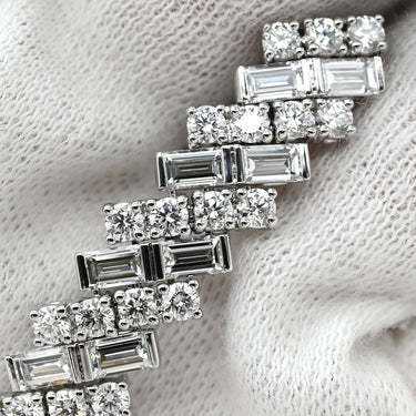 カルティエ Cartier リフレクション ドゥ カルティエ ダイヤ ホワイトゴールド K18WG ダイヤモンド ピアス 750 18K WG バゲットカット ブリリアントカット