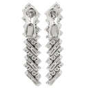 カルティエ Cartier リフレクション ドゥ カルティエ ダイヤ ホワイトゴールド K18WG ダイヤモンド ピアス 750 18K WG バゲットカット ブリリアントカット