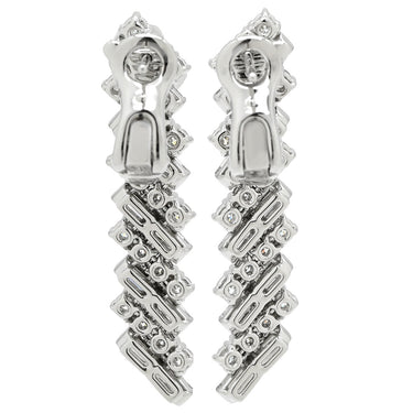 カルティエ Cartier リフレクション ドゥ カルティエ ダイヤ ホワイトゴールド K18WG ダイヤモンド ピアス 750 18K WG バゲットカット ブリリアントカット