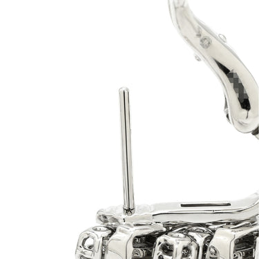 カルティエ Cartier リフレクション ドゥ カルティエ ダイヤ ホワイトゴールド K18WG ダイヤモンド ピアス 750 18K WG バゲットカット ブリリアントカット
