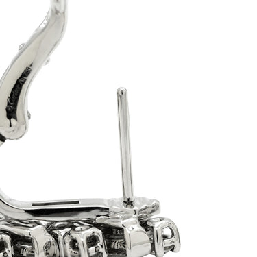 カルティエ Cartier リフレクション ドゥ カルティエ ダイヤ ホワイトゴールド K18WG ダイヤモンド ピアス 750 18K WG バゲットカット ブリリアントカット