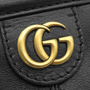 グッチ GUCCI リベルス モール 524620 ブラック レザー ショルダーバッグ ゴールド金具 タイガーキャットヘッド ダブルG