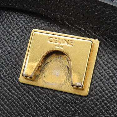 セリーヌ CELINE ベルトバッグ マイクロ 180153 ブラック レザー 2WAYバッグ ゴールド金具 黒 ハンドバッグ ショルダーバッグ