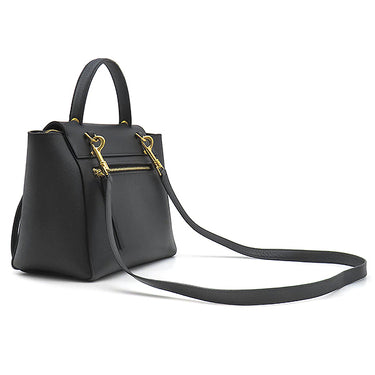 セリーヌ CELINE ベルトバッグ マイクロ 180153 ブラック レザー 2WAYバッグ ゴールド金具 黒 ハンドバッグ ショルダーバッグ