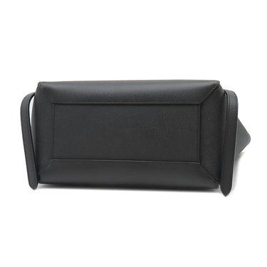 セリーヌ CELINE ベルトバッグ マイクロ 180153 ブラック レザー 2WAYバッグ ゴールド金具 黒 ハンドバッグ ショルダーバッグ