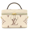ルイヴィトン LOUIS VUITTON ヴァニティ PM M45599 クレーム×ボワドローズ モノグラムアンプラント 2WAYバッグ ゴールド金具 イニシャル入り