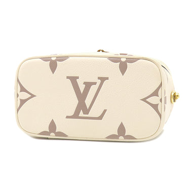 ルイヴィトン LOUIS VUITTON ヴァニティ PM M45599 クレーム×ボワドローズ モノグラムアンプラント 2WAYバッグ ゴールド金具 イニシャル入り