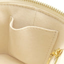 ルイヴィトン LOUIS VUITTON ヴァニティ PM M45599 クレーム×ボワドローズ モノグラムアンプラント 2WAYバッグ ゴールド金具 イニシャル入り