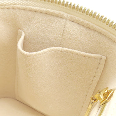ルイヴィトン LOUIS VUITTON ヴァニティ PM M45599 クレーム×ボワドローズ モノグラムアンプラント 2WAYバッグ ゴールド金具 イニシャル入り