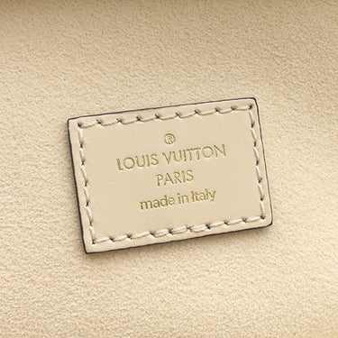 ルイヴィトン LOUIS VUITTON ヴァニティ PM M45599 クレーム×ボワドローズ モノグラムアンプラント 2WAYバッグ ゴールド金具 イニシャル入り