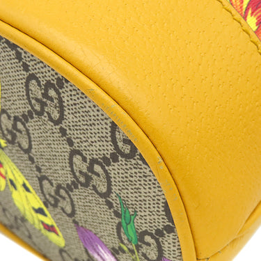 グッチ GUCCI GGフローラ スモール バケット 550621 イエロー×マルチカラー GGスプリームキャンバス 2WAYバッグ ゴールド金具 バケットバッグ ショルダー