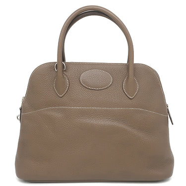 エルメス HERMES ボリード31 エトゥープ トリヨンクレマンス 2WAYバッグ シルバー金具 グレージュ ショルダー リカラー有