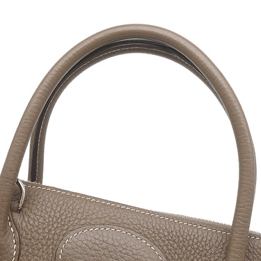 エルメス HERMES ボリード31 エトゥープ トリヨンクレマンス 2WAYバッグ シルバー金具 グレージュ ショルダー リカラー有