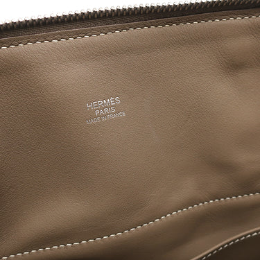 エルメス HERMES ボリード31 エトゥープ トリヨンクレマンス 2WAYバッグ シルバー金具 グレージュ ショルダー リカラー有