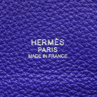 エルメス HERMES ソーケリー 22 ブルーエレクトリック トゴ ショルダーバッグ シルバー金具 青 肩掛け