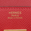 エルメス HERMES バーキン30 ルージュカザック ヴォーエプソン ハンドバッグ ゴールド金具 赤