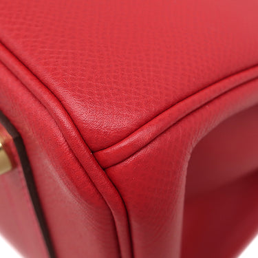 エルメス HERMES バーキン30 ルージュカザック ヴォーエプソン ハンドバッグ ゴールド金具 赤