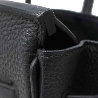 エルメス HERMES バーキン30 ブラック トゴ ハンドバッグ シルバー金具 黒