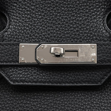 エルメス HERMES バーキン30 ブラック トゴ ハンドバッグ シルバー金具 黒