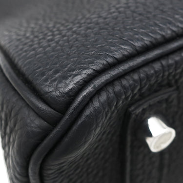 エルメス HERMES バーキン30 ブラック トゴ ハンドバッグ シルバー金具 黒