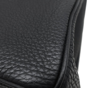 エルメス HERMES バーキン30 ブラック トゴ ハンドバッグ シルバー金具 黒