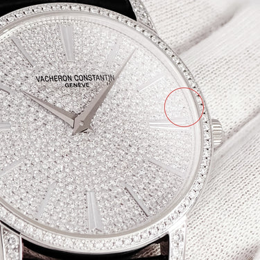 腕時計 ヴァシュロン・コンスタンタン VACHERON CONSTANTIN パトリモニー トラディショナル 81579/000G-9274 手巻き メンズ K18WG無垢 純正ダイヤ
