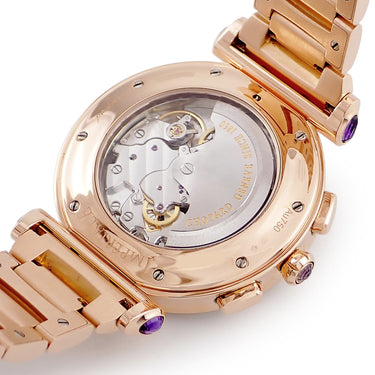 腕時計 ショパール CHOPARD インペリアーレ クロノ 40mm 384211-5004 自動巻き メンズ K18RG無垢 純正ダイヤ&アメシスト シェル