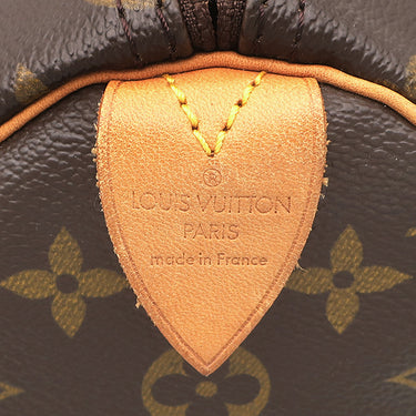 ルイヴィトン LOUIS VUITTON スピーディ 35 M41524 モノグラム モノグラムキャンバス ハンドバッグ ゴールド金具 茶 ボストン